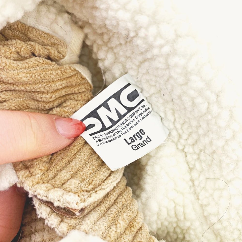 SOLD DMC Corduroy and Sherpa Dog Jacket - Picture 4 of 9